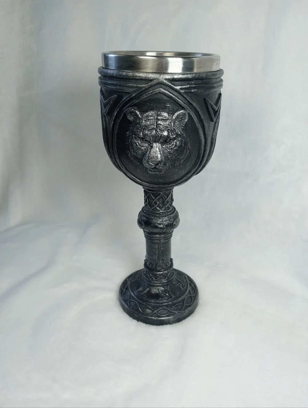 Medieval Ebros Brazen Goblet Alchemy Tiger Chalice Whimsigoth Gauntlet Witchcore